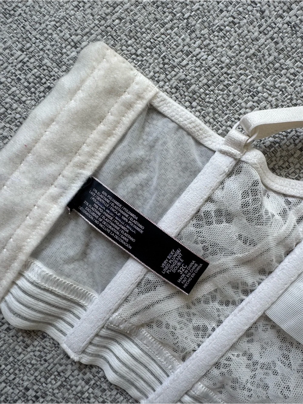 Victoria's Secret Dream Angels Floral Lace Longline Bra